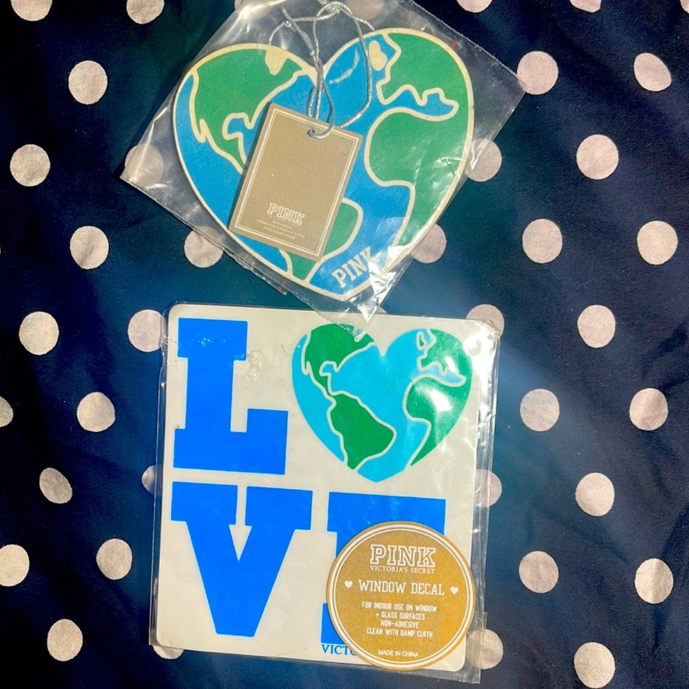 Vintage Victoria’s Secret PINK air freshener & car decal